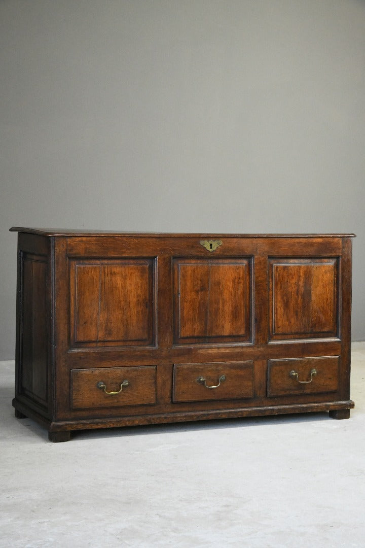 Antique Oak Mule Chest