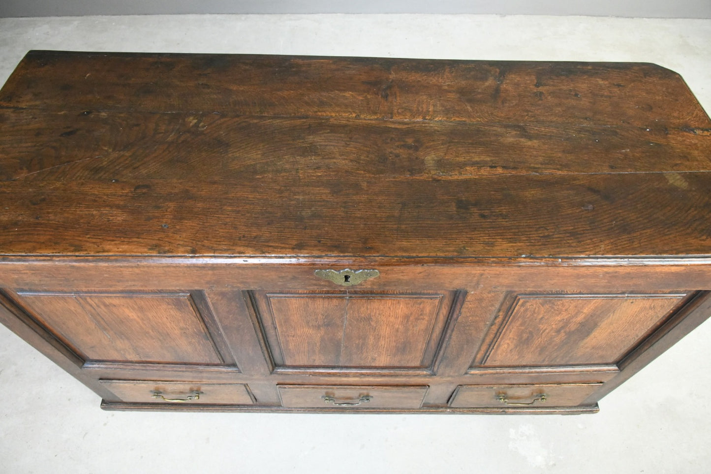 Antique Oak Mule Chest