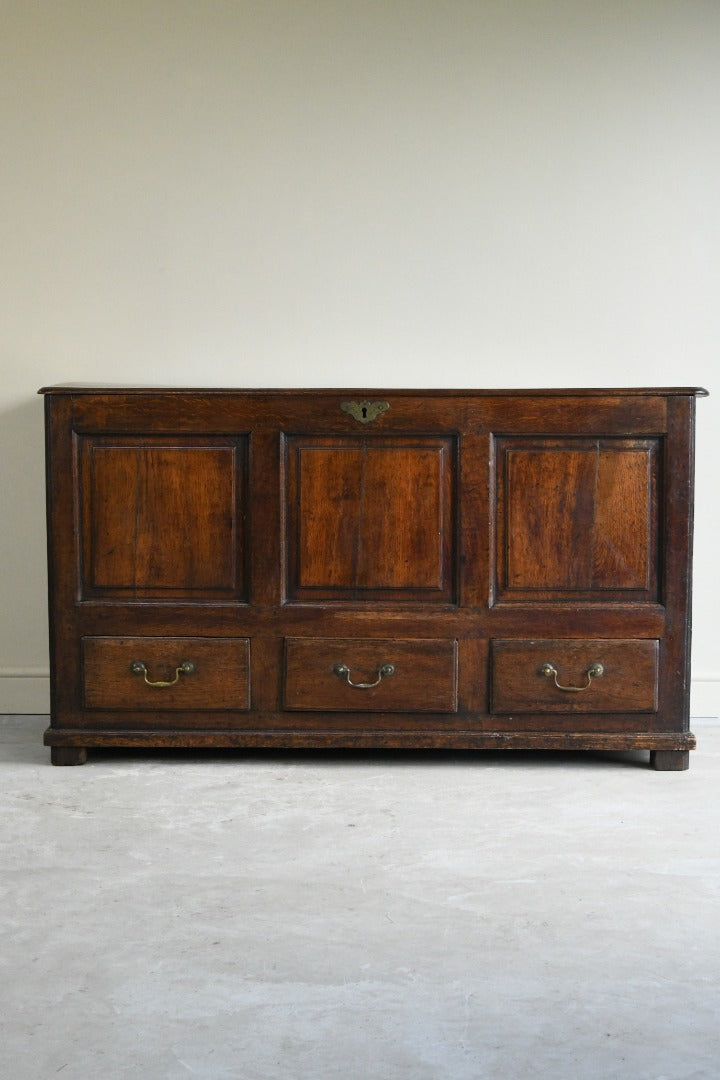 Antique Oak Mule Chest