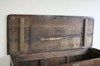 Antique Oak Mule Chest