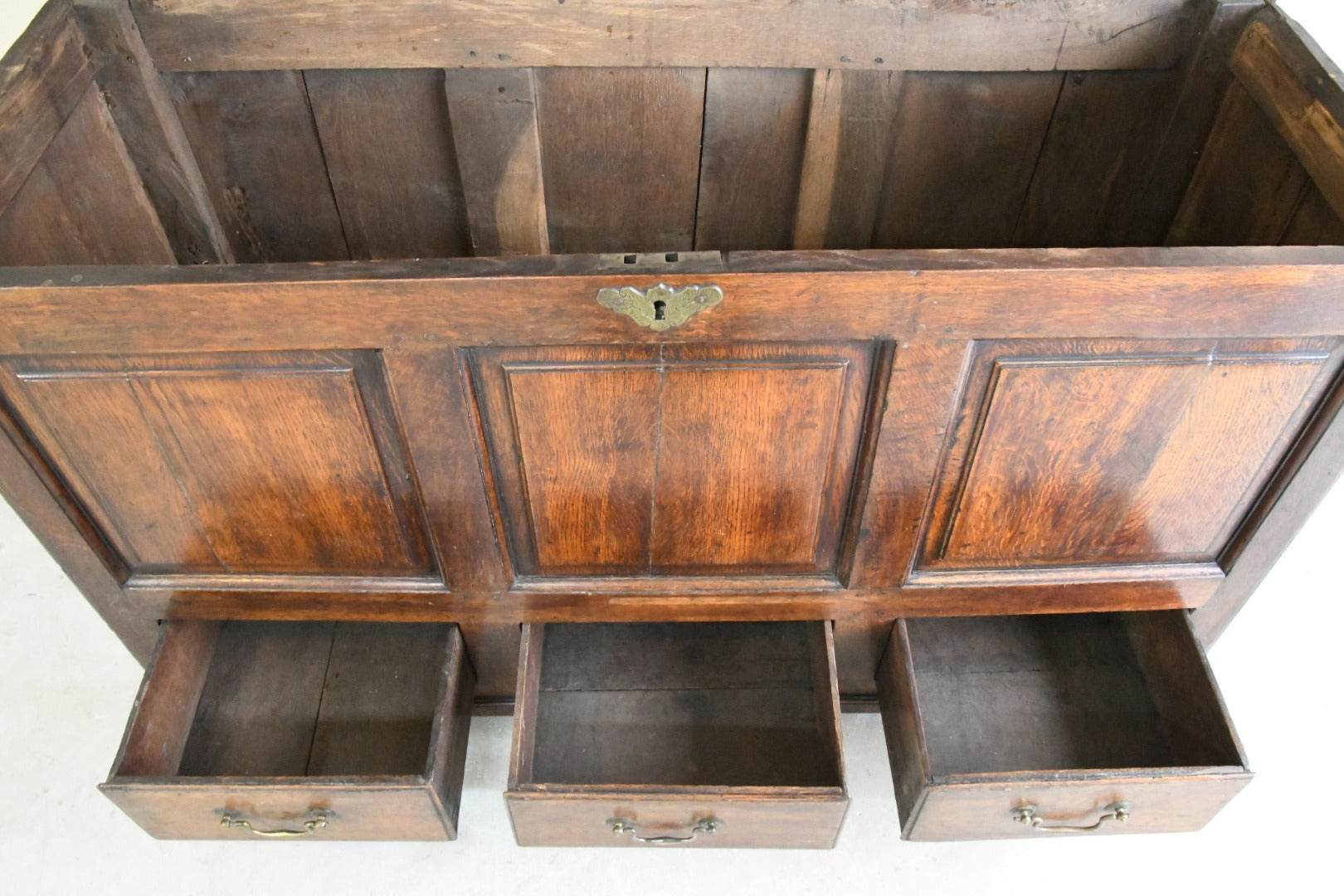 Antique Oak Mule Chest