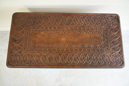 Carved Anglo Indian Occasional Table