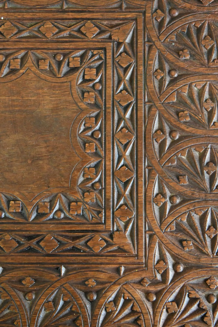 Carved Anglo Indian Occasional Table