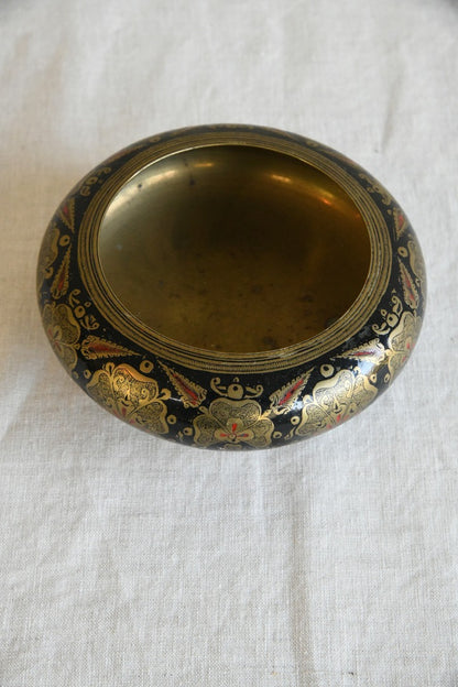 Eastern Cloisonne Brass Bowl