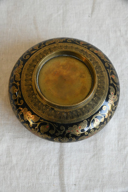 Eastern Cloisonne Brass Bowl