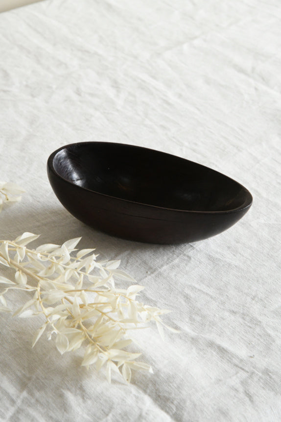 Retro Afromosia Wooden Bowl