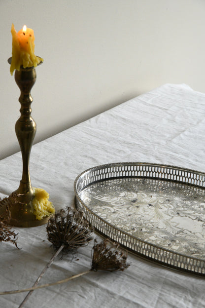 Viners Alpha Plated Chased Oval Tray