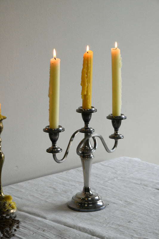 Vintage 3 Arm Candelabra