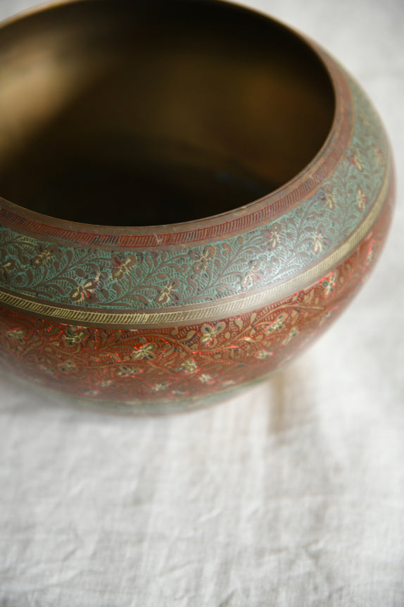Indian Brass Bowl