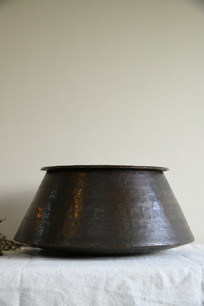 Eastern Hammered Copper Pot