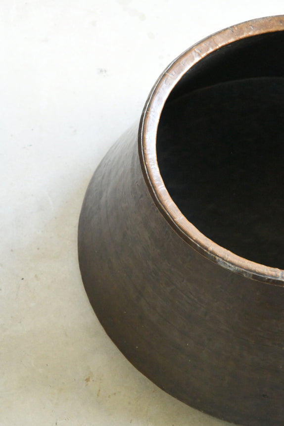 Eastern Hammered Copper Pot