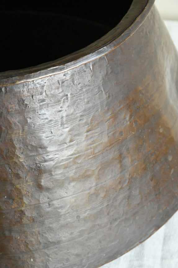 Eastern Hammered Copper Pot