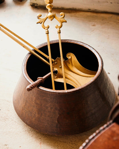 Eastern Hammered Copper Pot