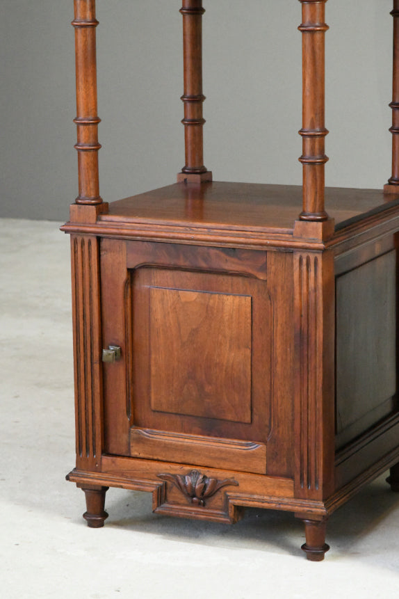 Pair French Marble Bedside Cabinets