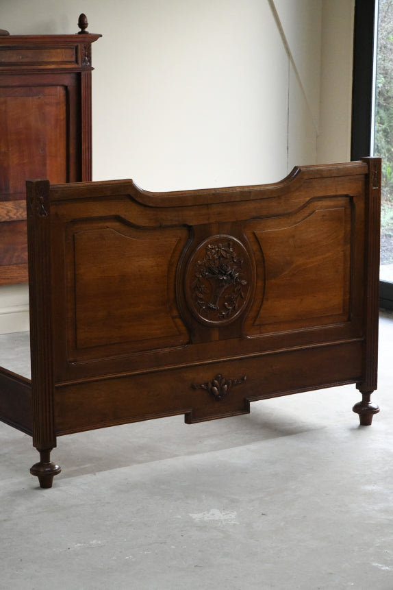 Antique French Walnut Bed Frame