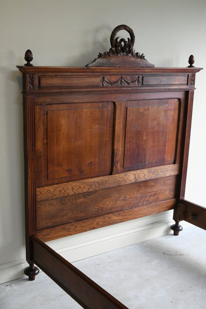 Antique French Walnut Bed Frame