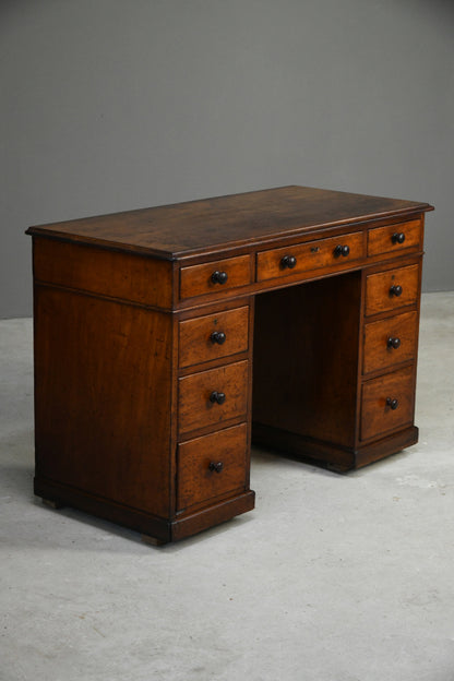 Antique Mahogany Twin Pedestal Desk