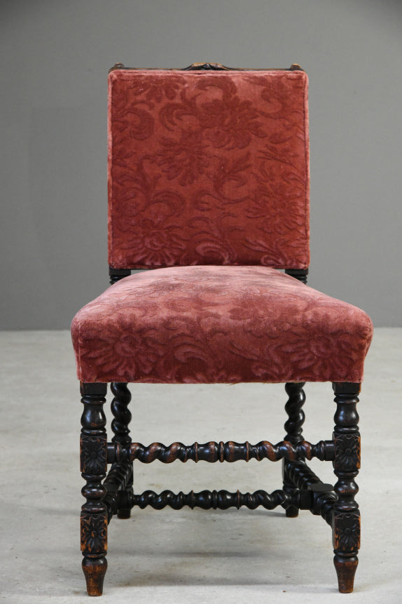 Continental Upholstered Bobbin Chair