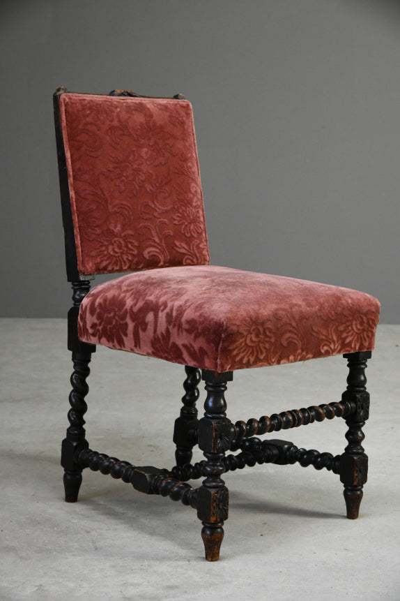 Continental Upholstered Bobbin Chair
