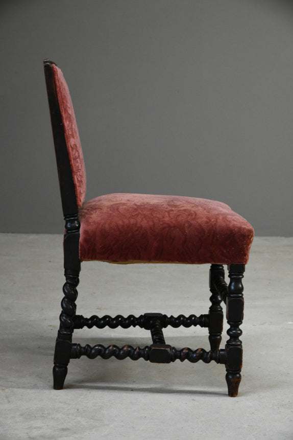 Continental Upholstered Bobbin Chair