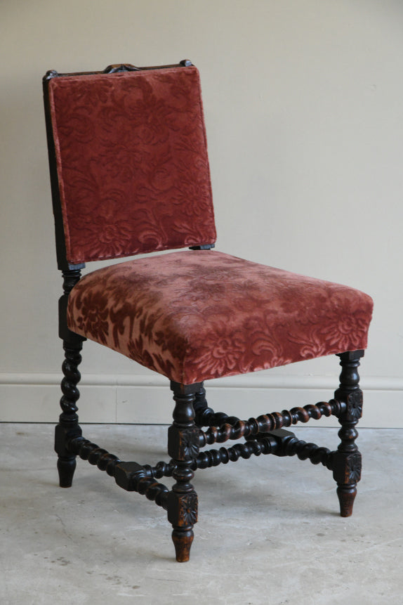 Continental Upholstered Bobbin Chair