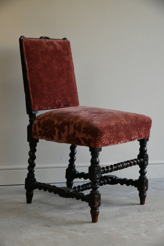 Continental Upholstered Bobbin Chair