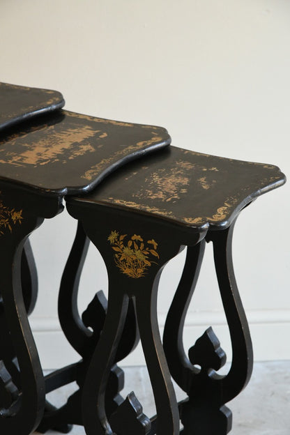 Early 20th Century Chinoiserie Nest Tables