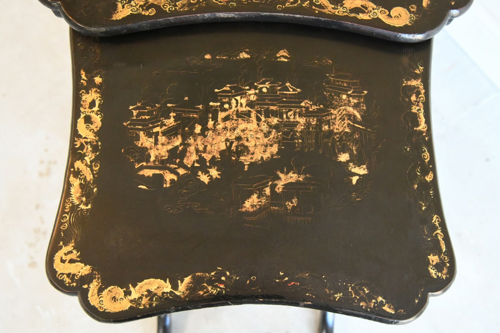 Early 20th Century Chinoiserie Nest Tables