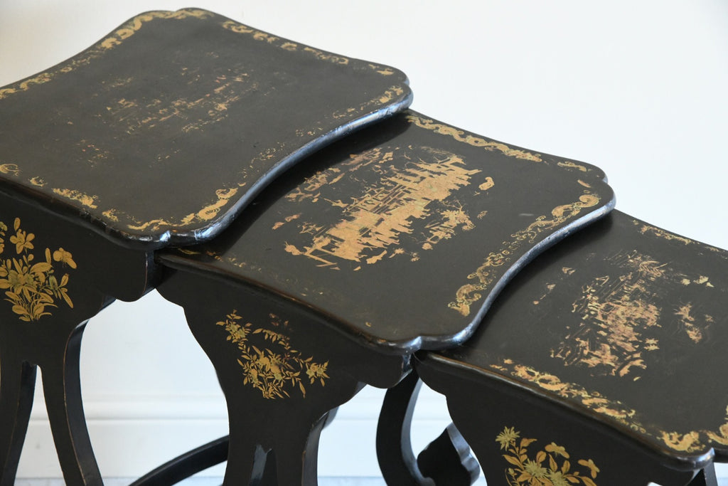 Early 20th Century Chinoiserie Nest Tables