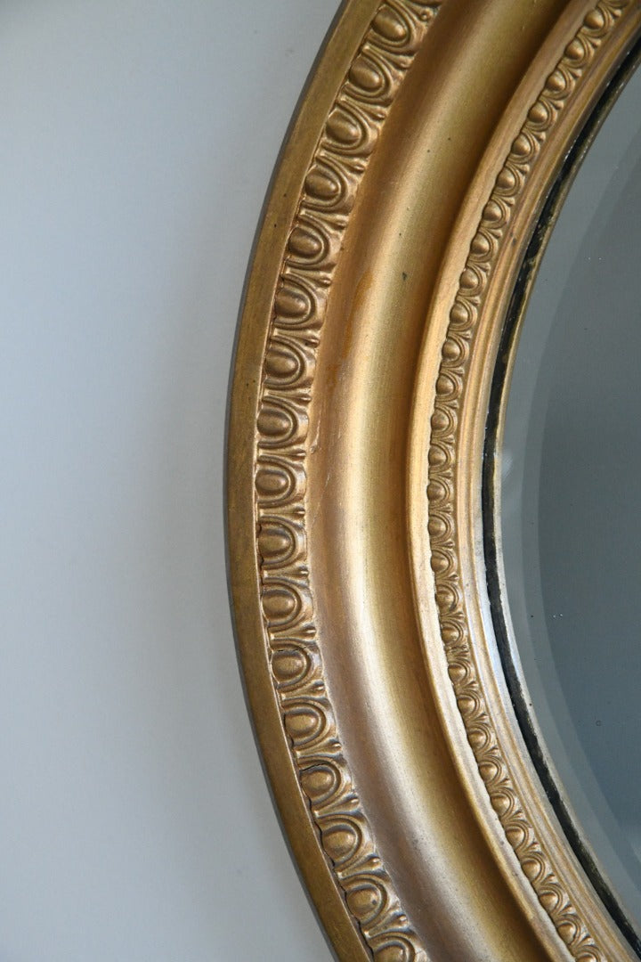 Oval Gilt Mirror