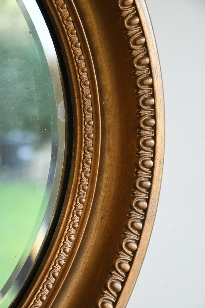 Oval Gilt Mirror