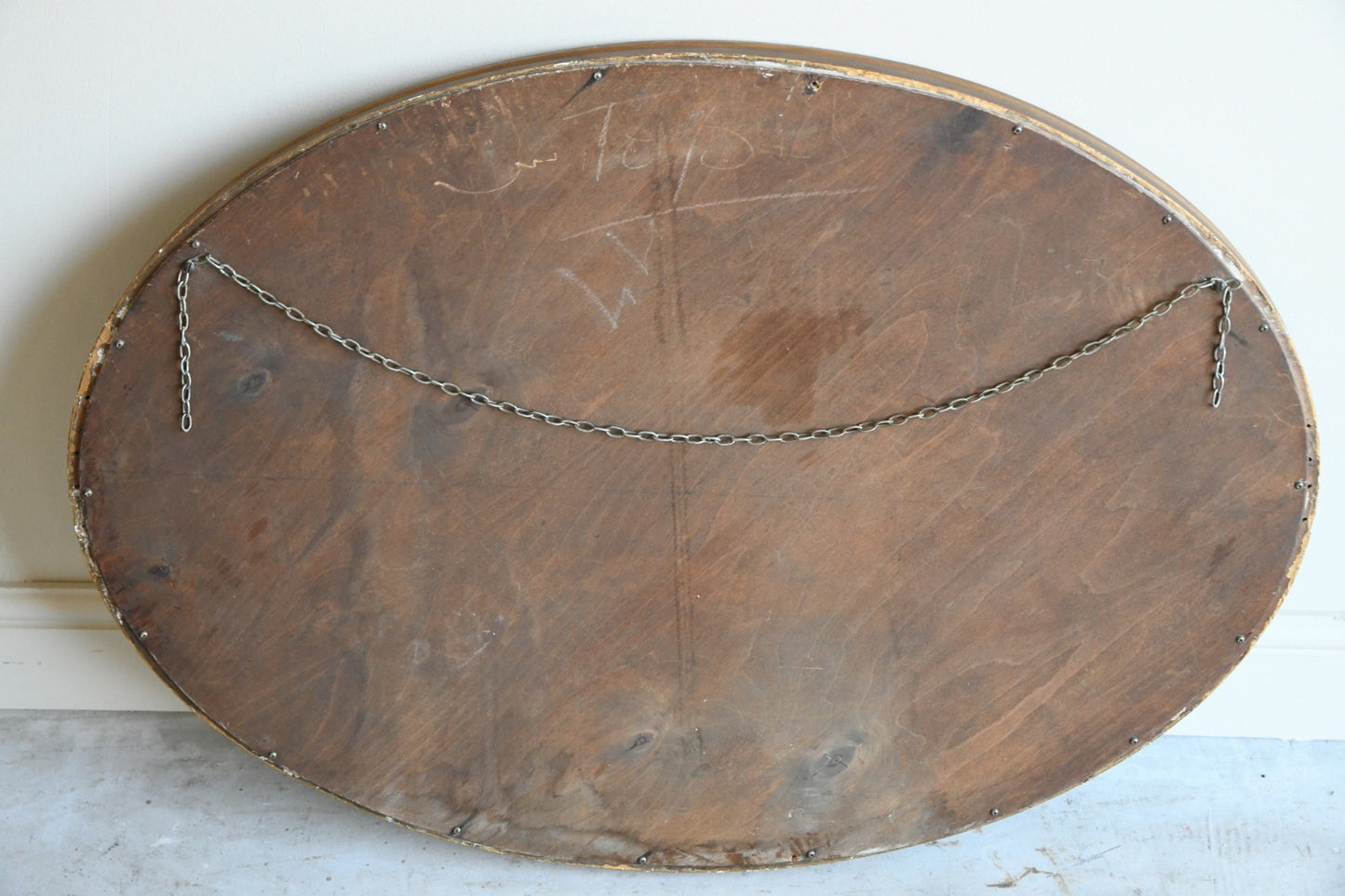 Oval Gilt Mirror