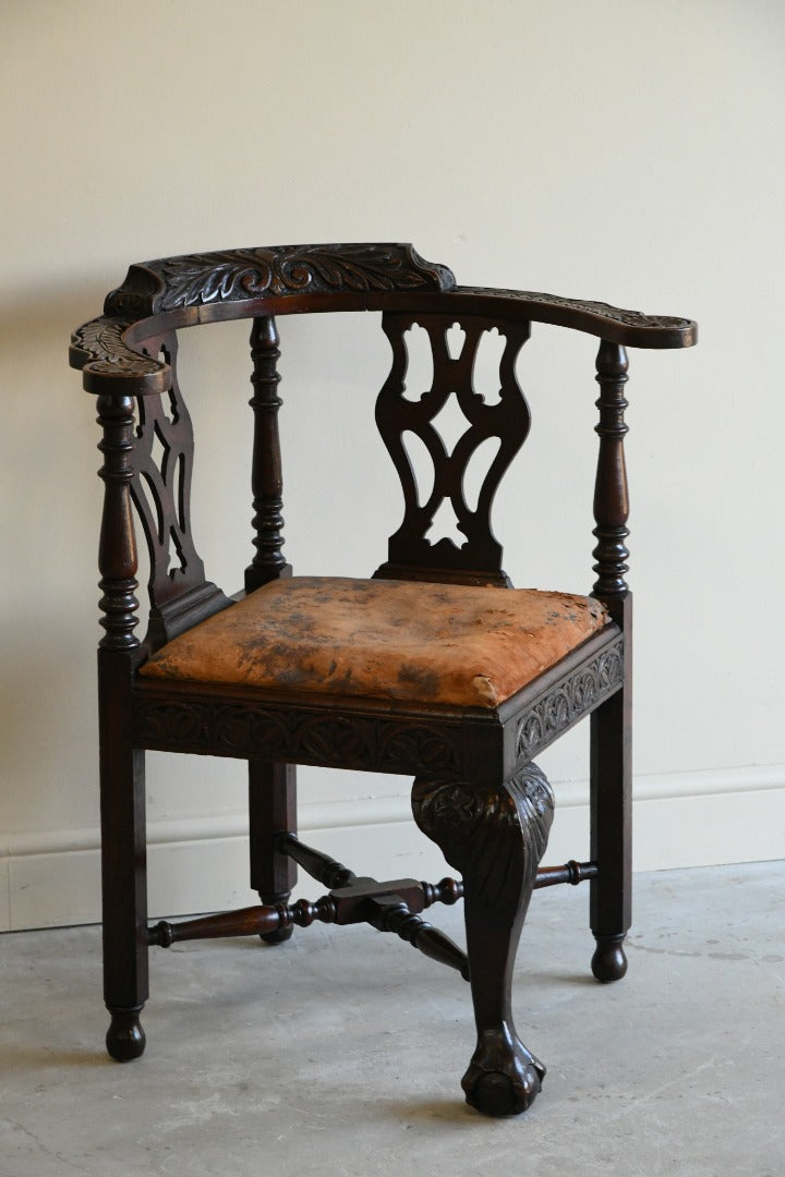 Antique Victorian Corner Chair