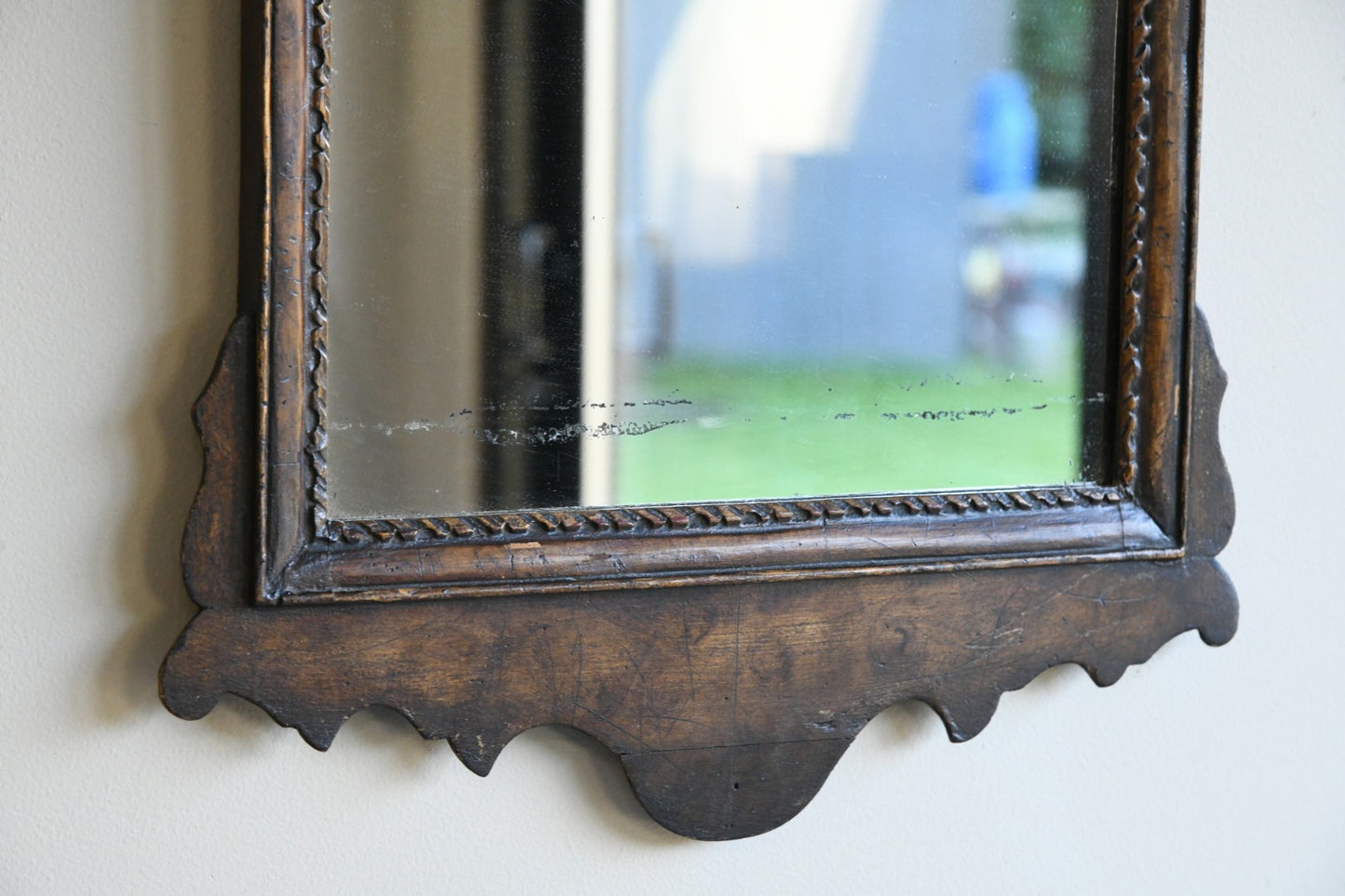 Georgian Walnut Mirror