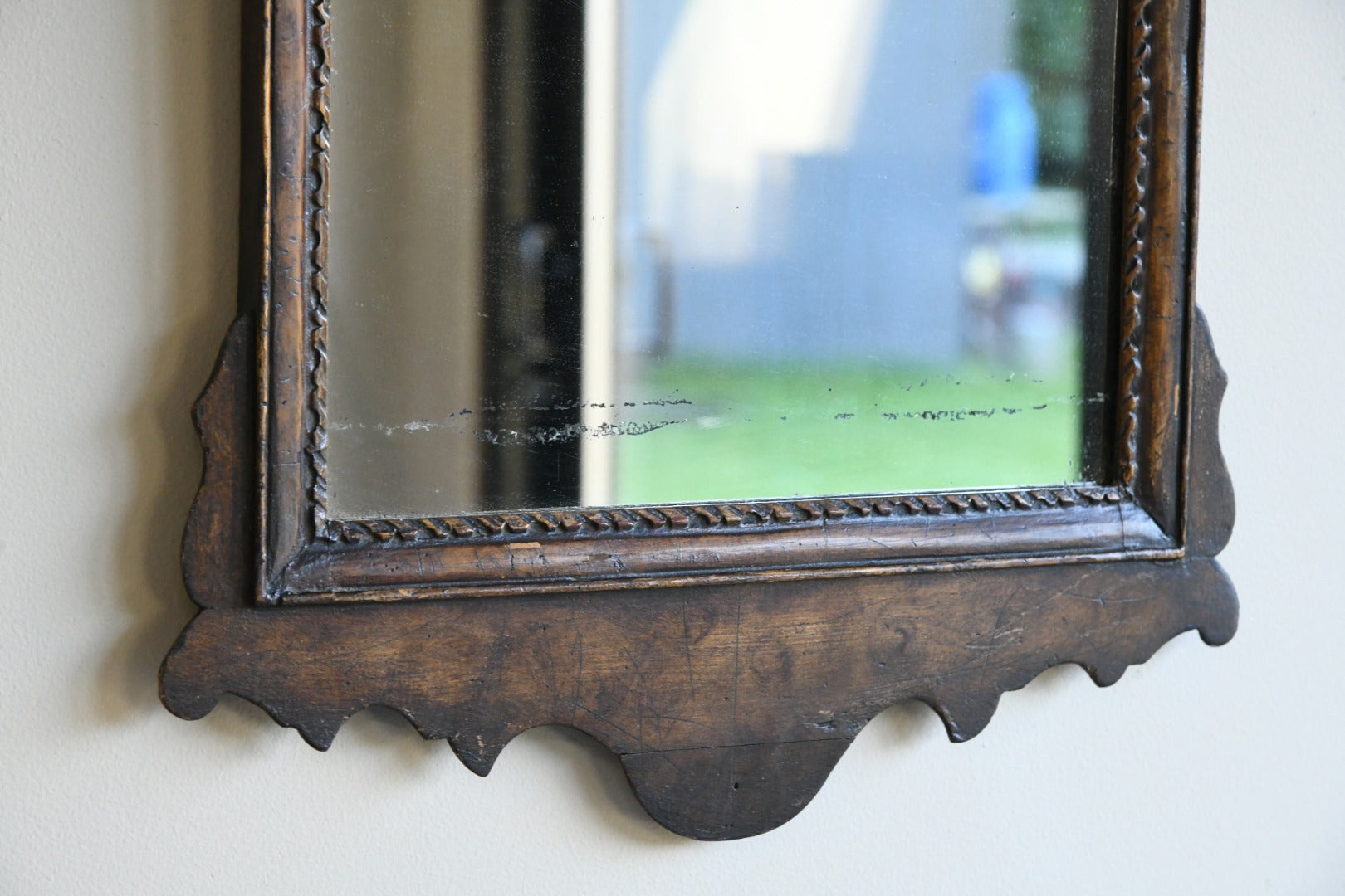 Georgian Walnut Mirror