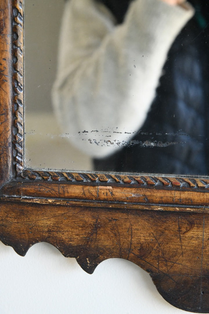 Georgian Walnut Mirror