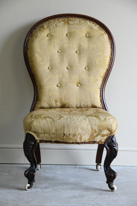 Victorian Mahogany Occasional Chair