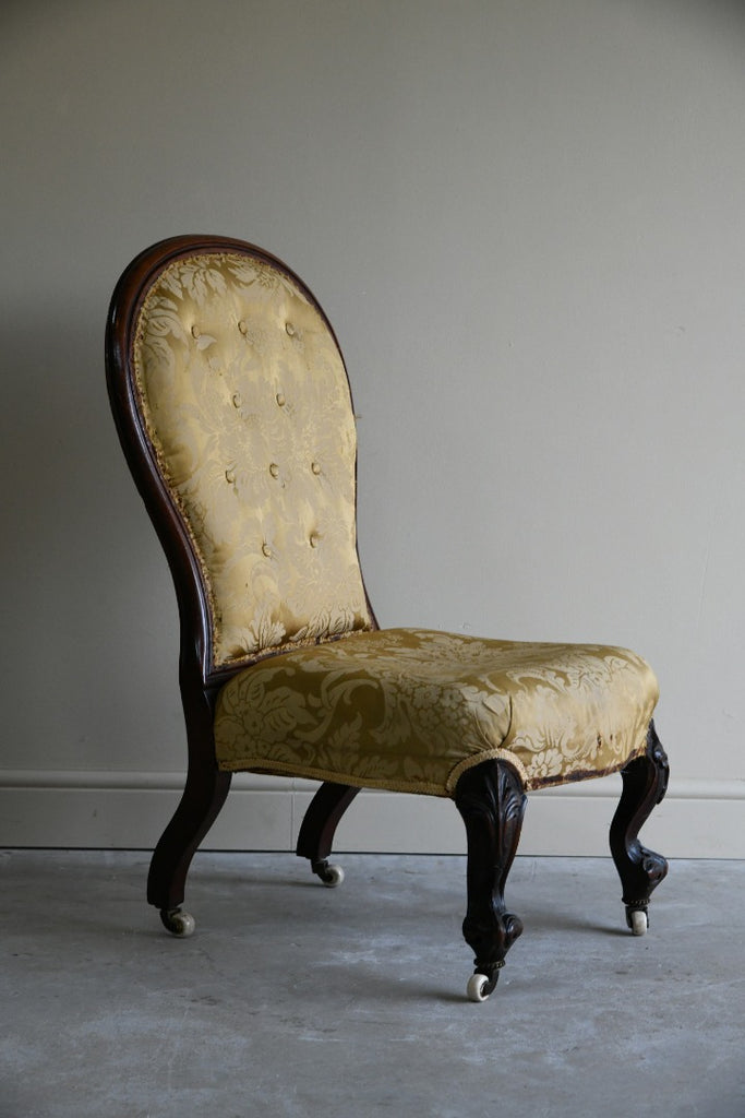 Victorian Mahogany Occasional Chair
