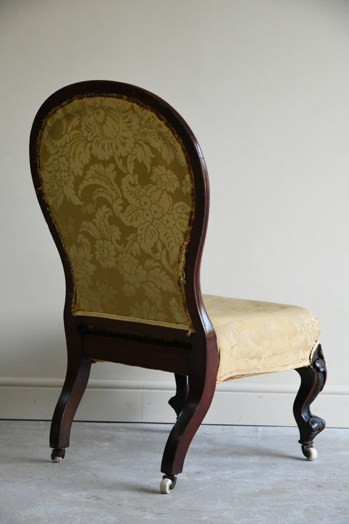 Victorian Mahogany Occasional Chair