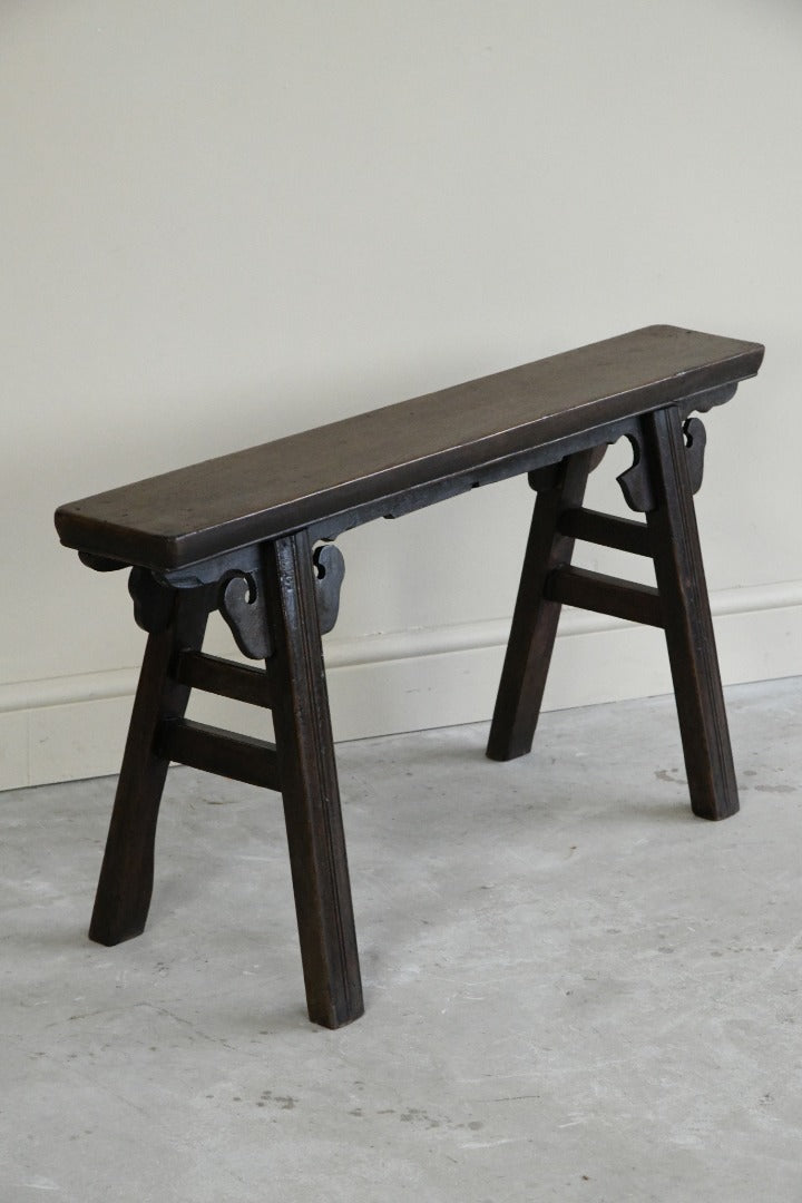 Provincial Chinese Hardwood Bench