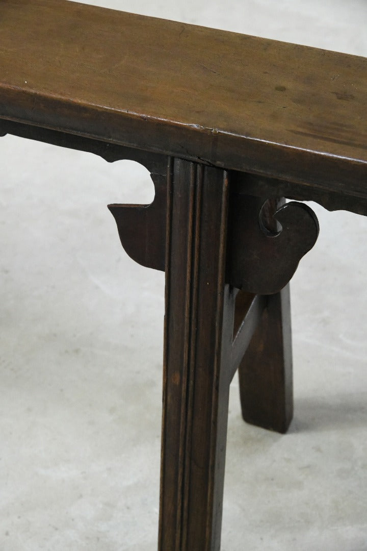 Provincial Chinese Hardwood Bench