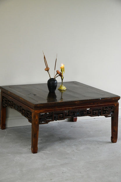 Chinese Large Square Coffee Table