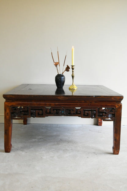 Chinese Large Square Coffee Table