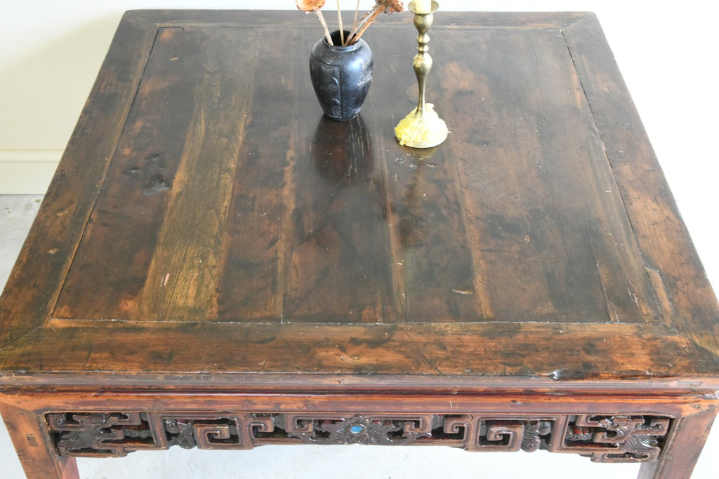 Chinese Large Square Coffee Table