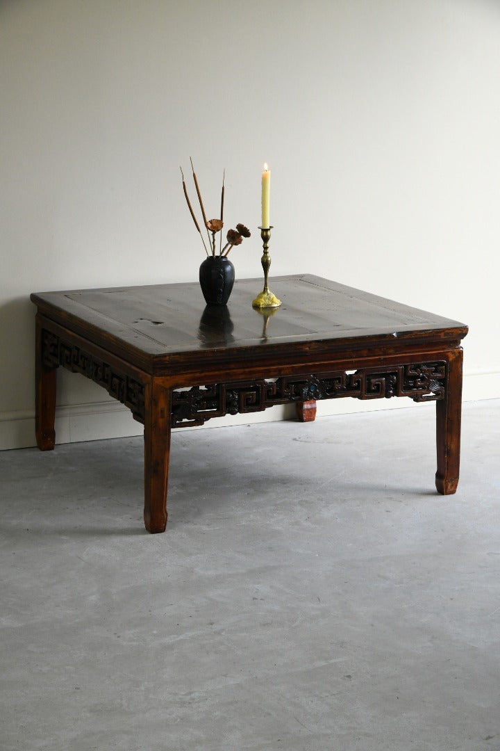 Chinese Large Square Coffee Table