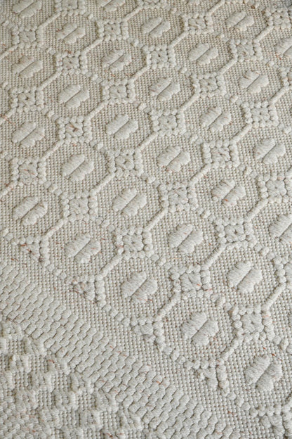 Felpa Pura Large Cream Wool Rug