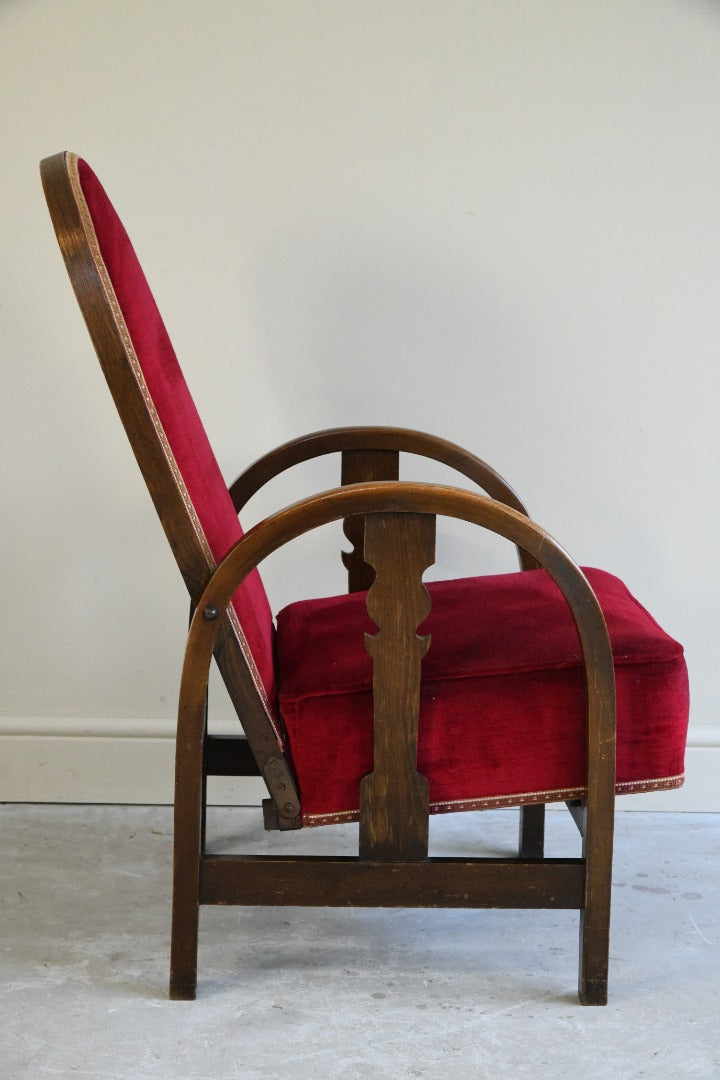 Vintage Red Occasional Chair