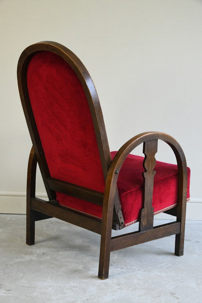 Vintage Red Occasional Chair