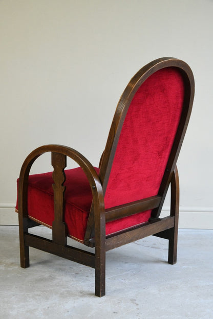 Vintage Red Occasional Chair