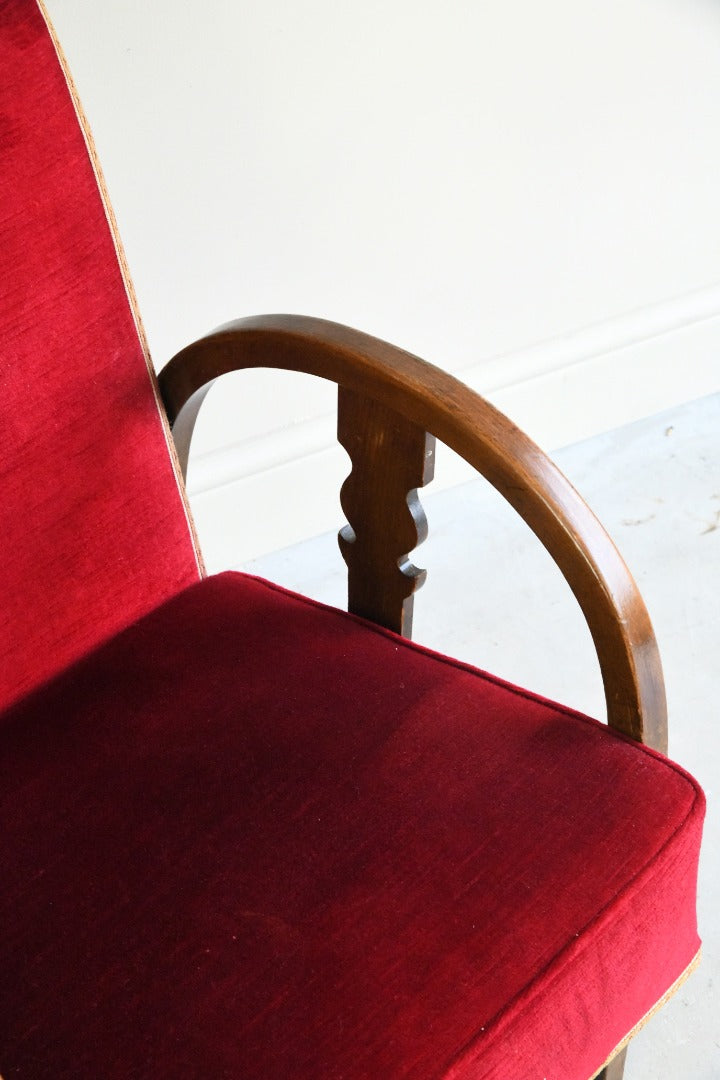 Vintage Red Occasional Chair